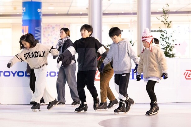 氷よりも安定感があるのでスケートが初めての子どもにもおすすめ