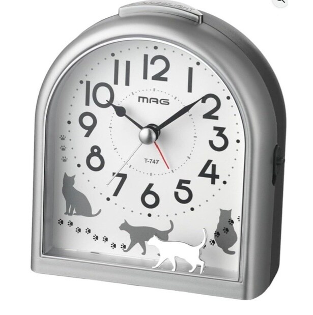 やさしい朝時間を、ねこと過ごそう。ネコをあしらった【マグ】の目覚まし時計がAmazonに登場中‼