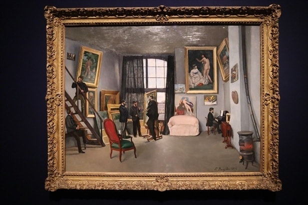 フレデリック・バジール《バジールのアトリエ(ラ・コンダミンヌ通り)》