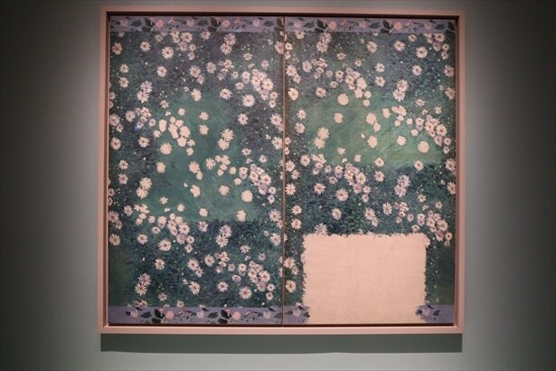 ギュスターヴ・カイユボット《ヒナギクの花壇》