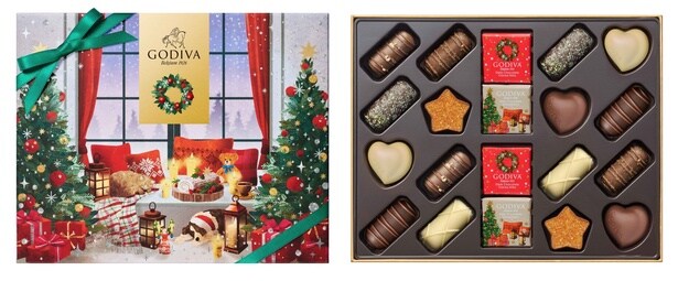 「ゴディバ ブッシュ ド ノエル アソートメント 20粒入」(7560円)