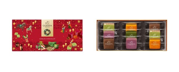 「ゴディバ ホリデー サブレショコラ 9個入」(3888円)