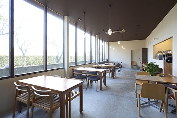 大きな窓と奥行きのある空間を活かした開放的な雰囲気