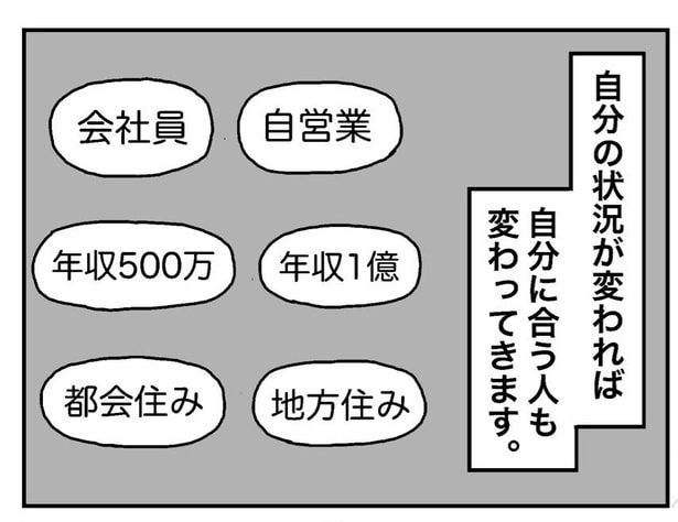「無職になって1年が過ぎ、人間関係も変わり始めています」08