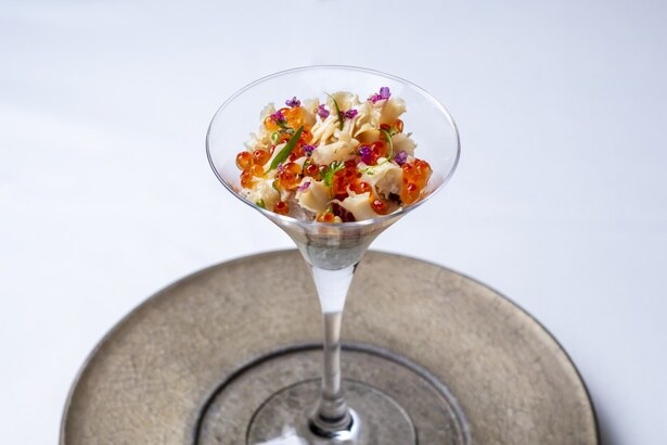 「La Paix」の前菜(ランチコース9350円、ディナーコース1万7600円※いずれもサービス料別途10%、要予約)