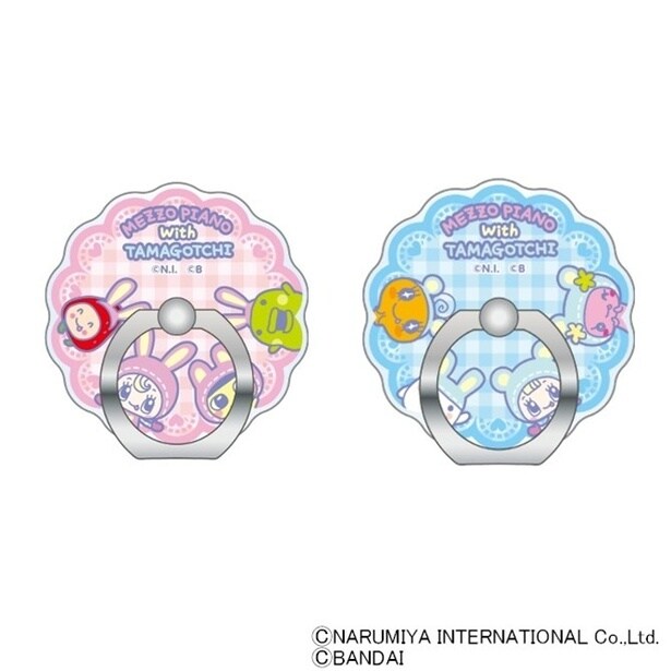 MEZZO PIANO with TAMAGOTCHI スマホリング(2種)/各1430円