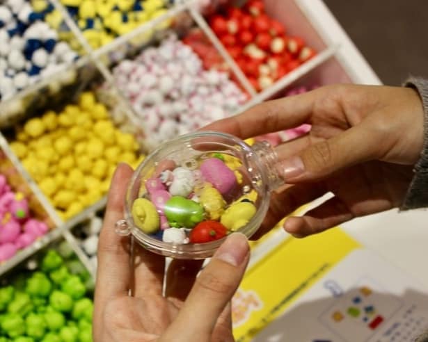 この向きで詰める！