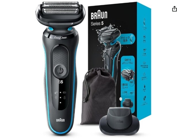 3連密着ブレードがしっかり深剃り！【ブラウン】の電気シェーバーがAmazonに登場中‼