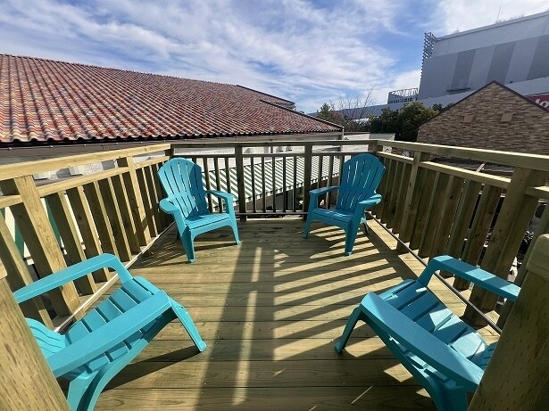 「ROCK SAUNA」の上にもととのいスペースが！