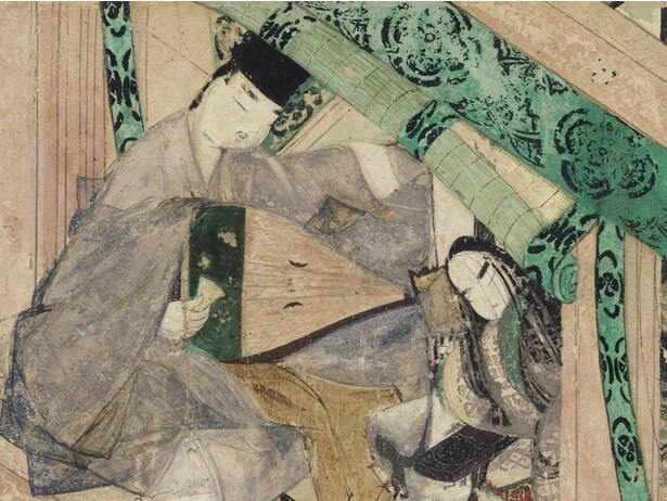 国宝 源氏物語絵巻 宿木(三) 絵(部分) 平安時代 12世紀 徳川美術館蔵