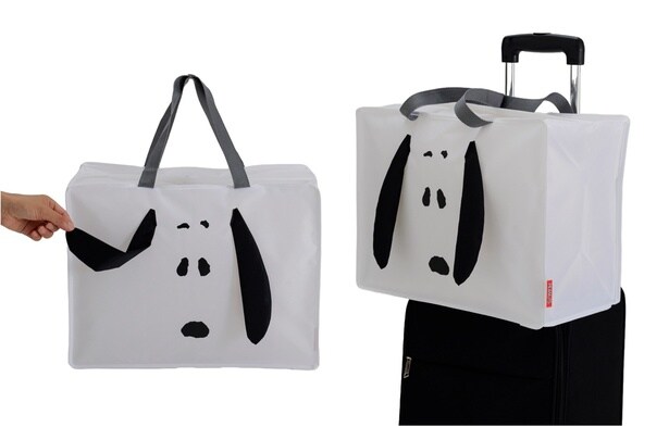 旅行にも普段使いにも！耳が動くスヌーピーの限定エコバッグ(非売品)