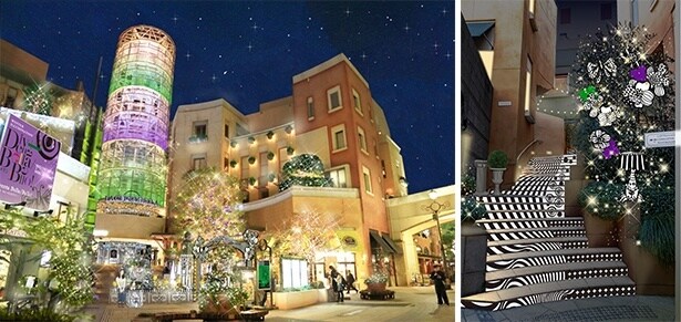 複合商業施設「ラ チッタデッラ」でウィンターイルミネーションを展開(イメージ)
