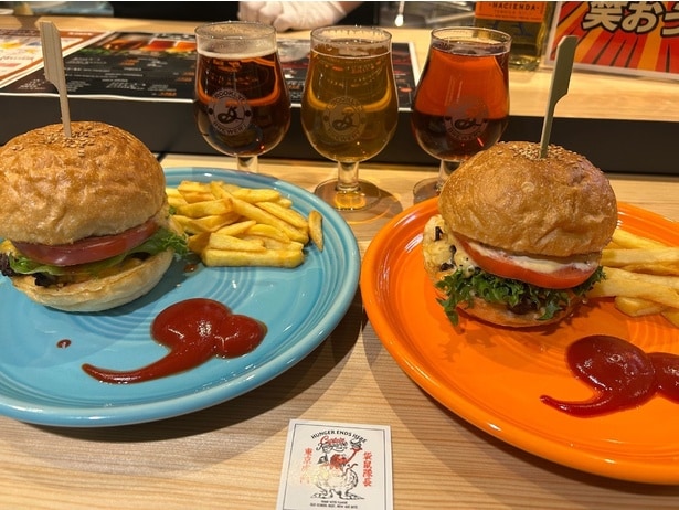 沖縄食材をふんだんに使用したソースがやみつきになるスペシャルバーガー