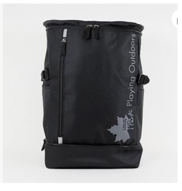 上下で分けて、すっきり収納できる。32リットルの収納力【ロゴスパーク】のリュックがAmazonに登場中‼