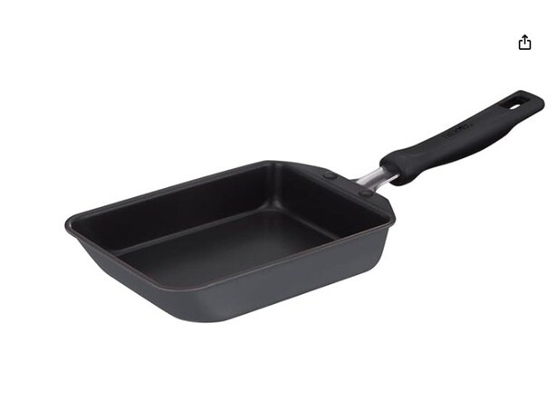 焦げつき知らずでストレスゼロ～♪【サーモス】の「デュラブルシリーズ」玉子焼きフライパンで焦げつかずスルッと焼ける！Amazon限定でゲット！