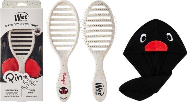 「ピングー スピードドライ ヘアタオル付き」(1980円)