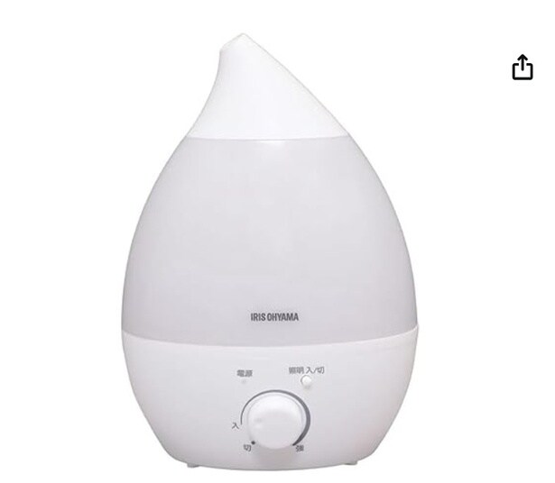リビングにも寝室にも最適！約10時間連続加湿できる【アイリスオーヤマ】の加湿器がAmazonに登場！