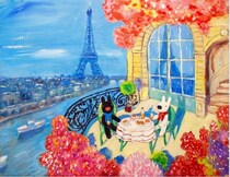 松屋銀座に「リサとガスパール」25周年限定グッズが集結！富士山や金閣寺を描いた原画販売も