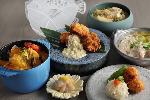  種類豊富なふぐ料理(夕食イメージ)