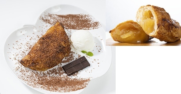 GREEN APPLEと赤いりんごのショコラアップルパイ