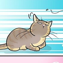 【ねこ漫画】我が家の猫はトロすぎる…「猫の本能はいずこ？」野生の勘を失った猫の姿に困惑【作者に聞いた】
