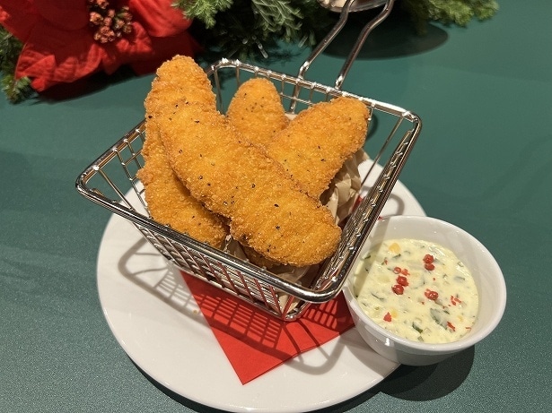 「サクサクチキンテンダー ライムミントのタルタルソース添え」