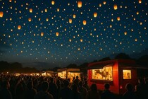 感謝の気持ちを込めたランタンを打ち上げよう！「大泉緑地サンクスランタン2025」が12月20日、21日に開催