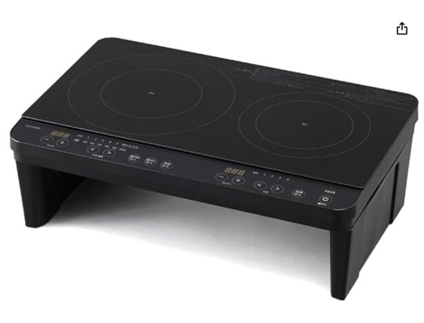 スペース面からも時間面からも調理の効率化に貢献！【アイリスオーヤマ】のIHコンロがAmazonに登場中‼