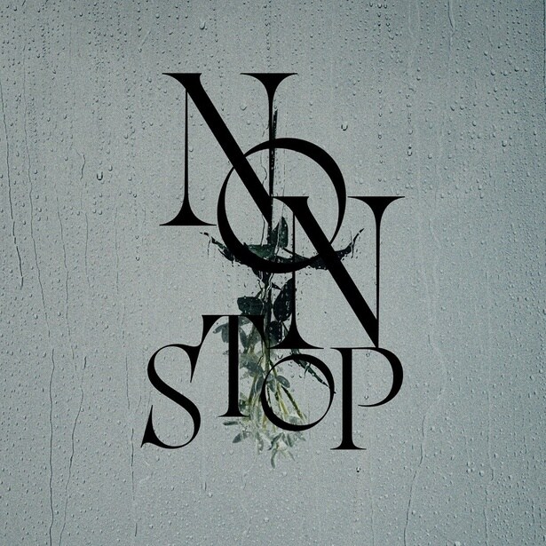 【画像】『NON STOP』タイトルロゴ。水滴と逆さまの花に込められた意味とは？