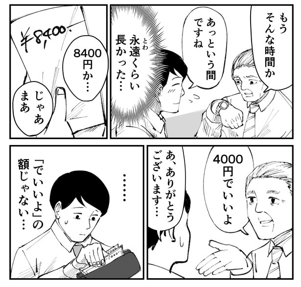 「恐らく誰の人生にも影響を及ぼすことはない僕のサラリーマン生活」episode3~上司との食事(6/10)~