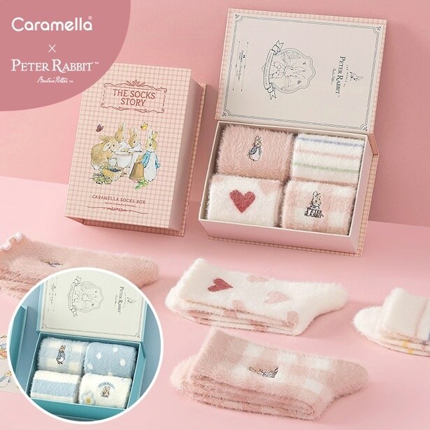 ピーターラビット(TM)靴下 ルームソックス 4足ギフトセット