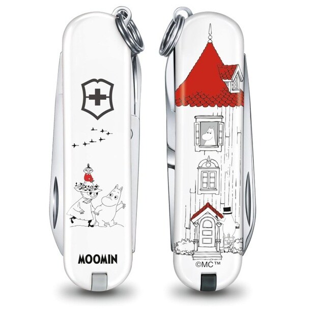 ムーミンのおしゃれ防災グッズ!小さくても頼れる1本【ビクトリノックス】ムーミンデザインの十徳ナイフで差がつく!Amazonでチェック!