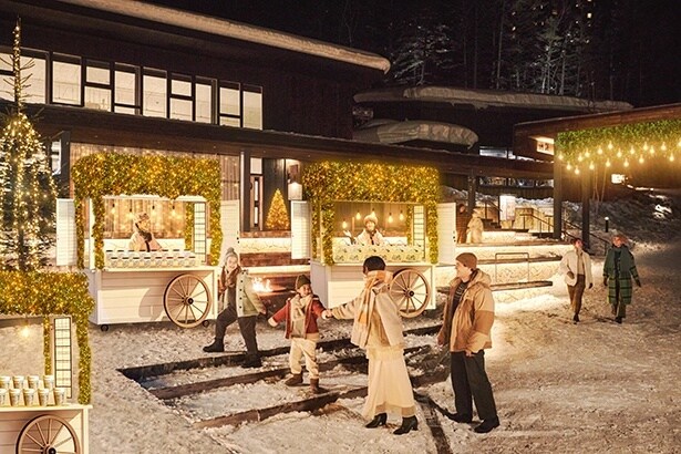 クリスマスマーケットが楽しめる