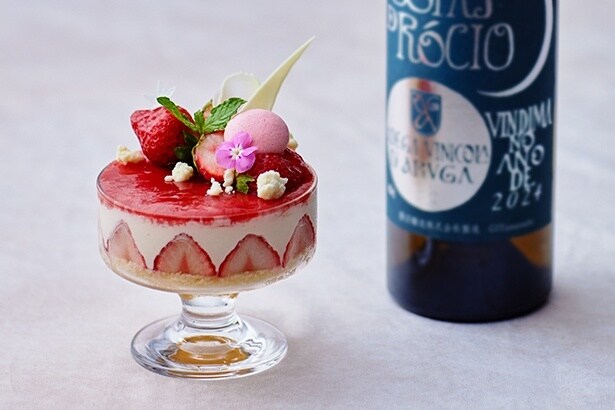 クリスマス限定のいちごパフェ