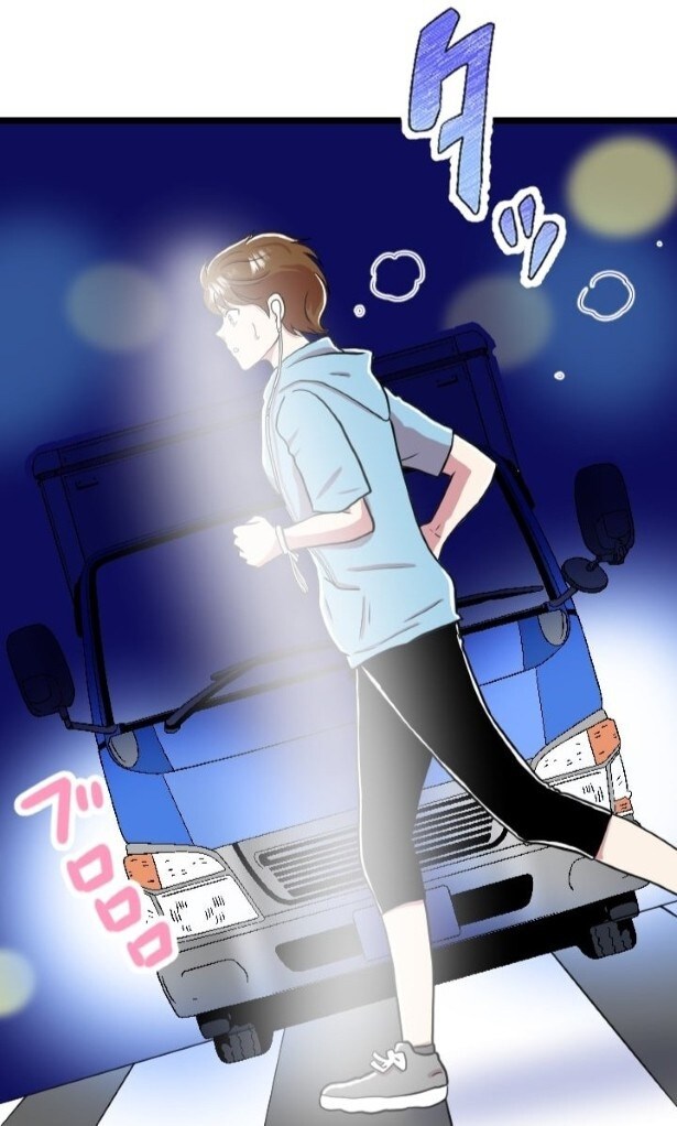 不幸にも信号を無視したトラックが突っ込んできて…