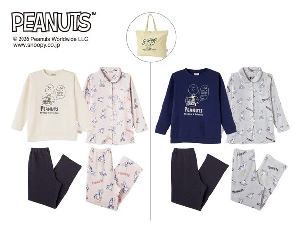 「レディース スヌーピー3点セット」(3300円)