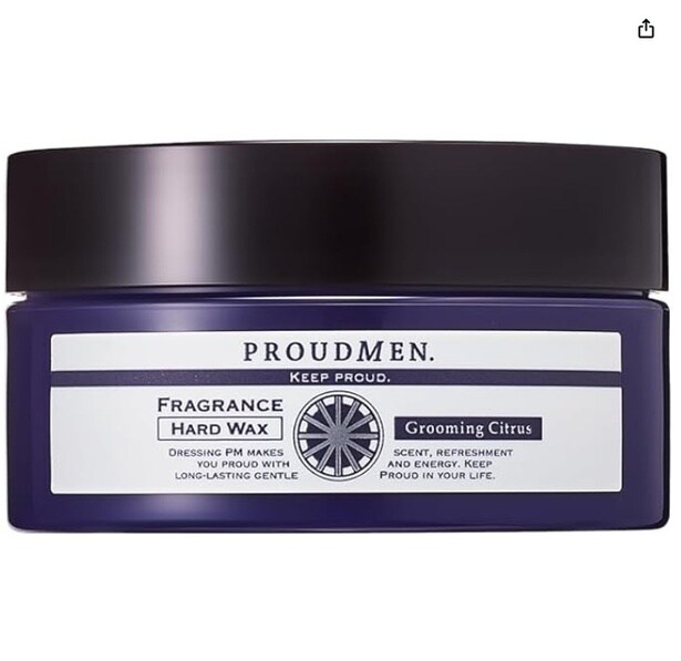 ベタつかず長時間キープするのにシャンプー1回でスッキリ!【プラウドメン】のイージーウォッシュのフレグランスハードワックスがAmazonに登場中!