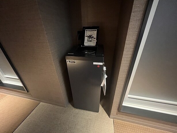 水着用の脱水機と濡れたものを入れるビニール袋は自由に使ってOK