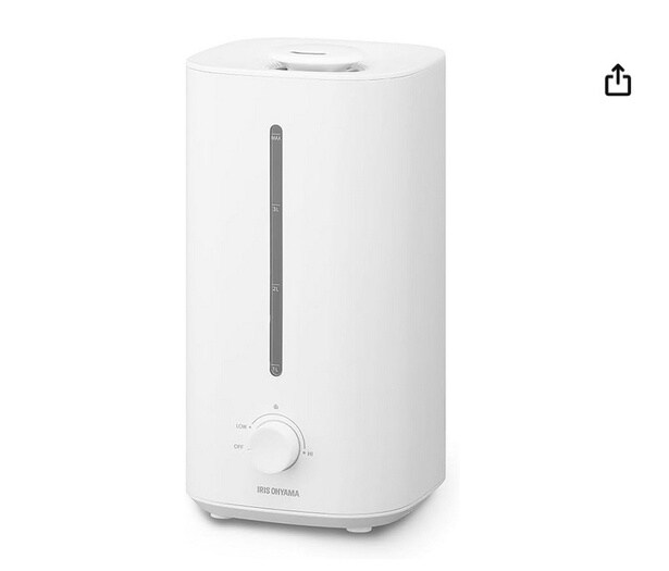 カンタン上から給水で最長14時間連続加湿！【アイリスオーヤマ】の大容量加湿器がAmazonに登場！