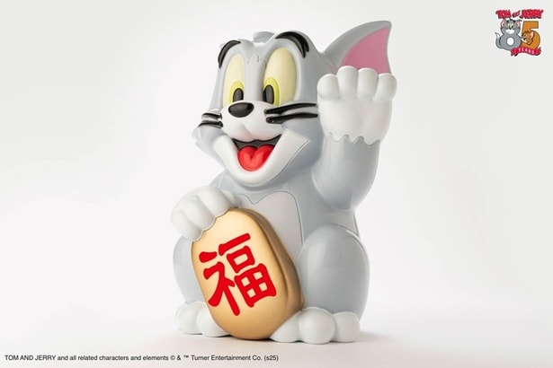 「HKDSTOY×ゴッコ堂 トムとジェリー OMAMORI ソフビ [トムとジェリー2体セット] 通常版」トム単体2