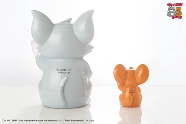 「HKDSTOY×ゴッコ堂 トムとジェリー OMAMORI ソフビ [トムとジェリー2体セット] 通常版」バックスタイル