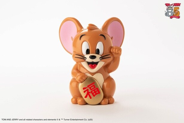 「HKDSTOY×ゴッコ堂 トムとジェリー OMAMORI ソフビ [トムとジェリー2体セット] 通常版」ジェリー単体