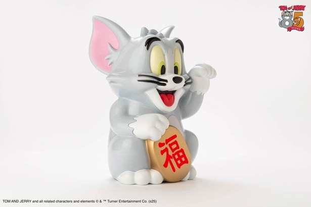 「HKDSTOY×ゴッコ堂 トムとジェリー OMAMORI ソフビ [トムとジェリー2体セット] 通常版」トム単体3