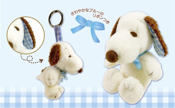 スヌーピーがブルーのリボンでおめかし！クリスマスのギフトにも最適な新シリーズ「Ribbon mood」のグッズをいち早くゲットして