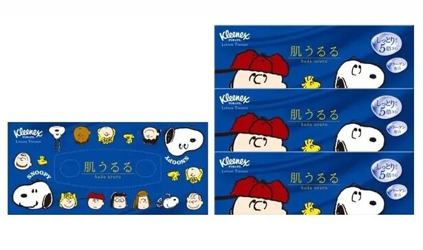 3箱パックの天面には、チャーリー・ブラウンの友人・フランクリンも描かれている