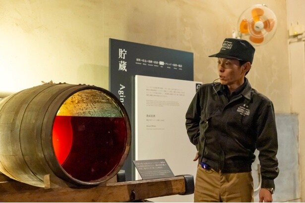 サントリー山崎蒸溜所 工場長の有田哲也さん