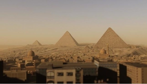 仮想現実でファラオ時代のエジプトにタイムスリップ