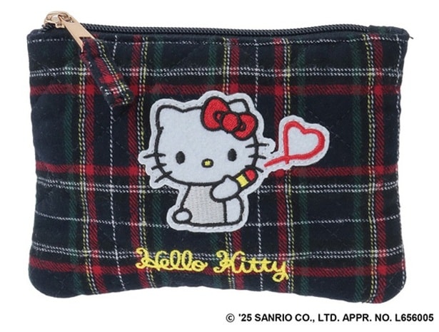 「ハローキティ」バージョンの「キルトポーチ」(2480円)