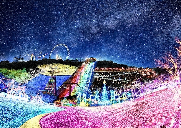 関東最大級600万球のLED電球がきらめく「さがみ湖イルミリオン」