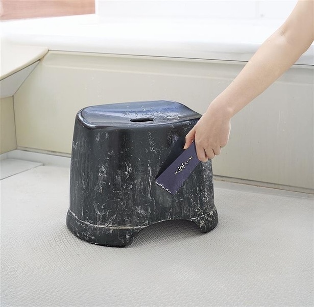 こびりついた石鹸カスが“ごっそり”とれる！